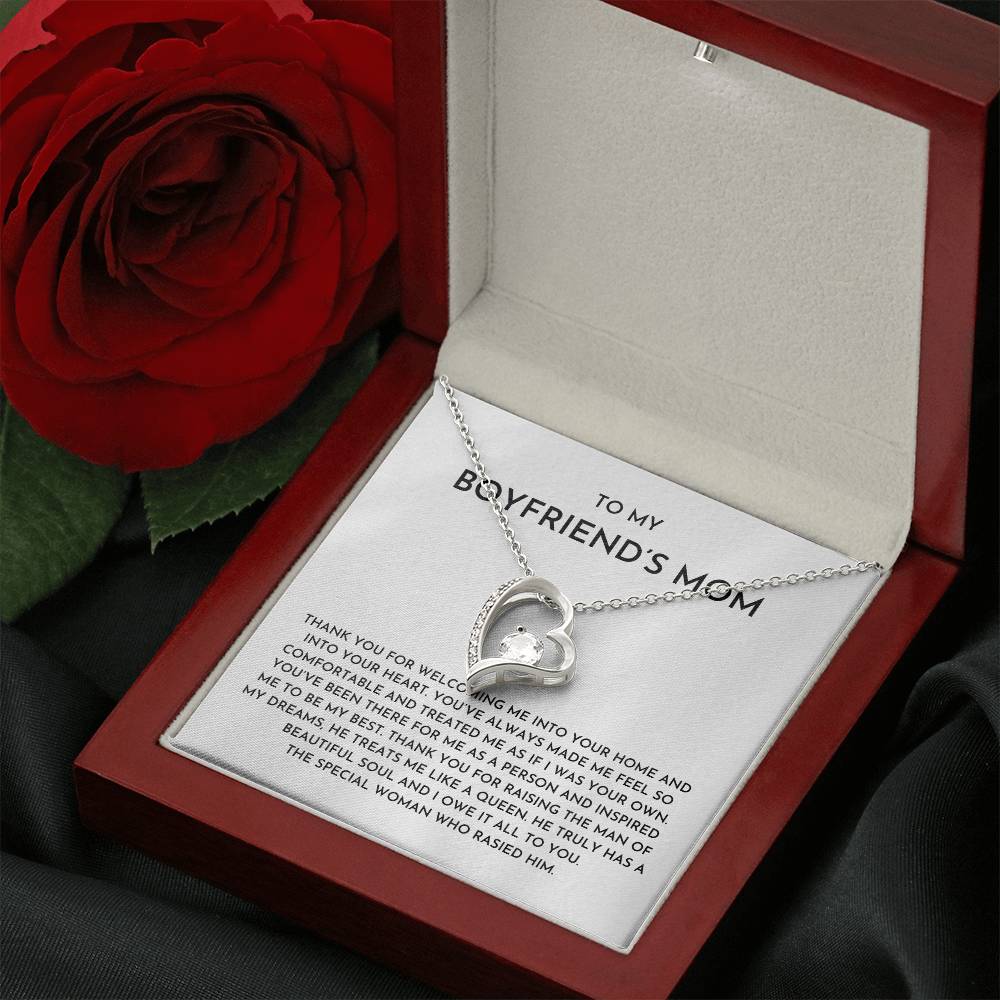To My Boyfriends Mom- Forever Love Necklace
