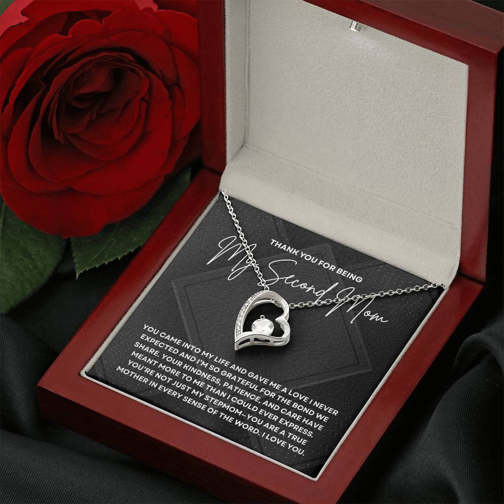 Stepmom Gift from Stepchild | Second Mom Jewelry for Mother's Day, Birthday, or Wedding