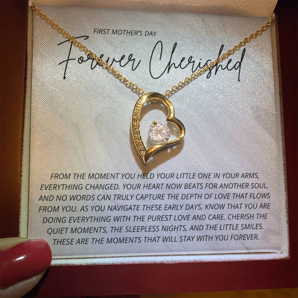 First Mother’s Day Gift from Baby | Forever Cherished Jewelry Gift for New Mama