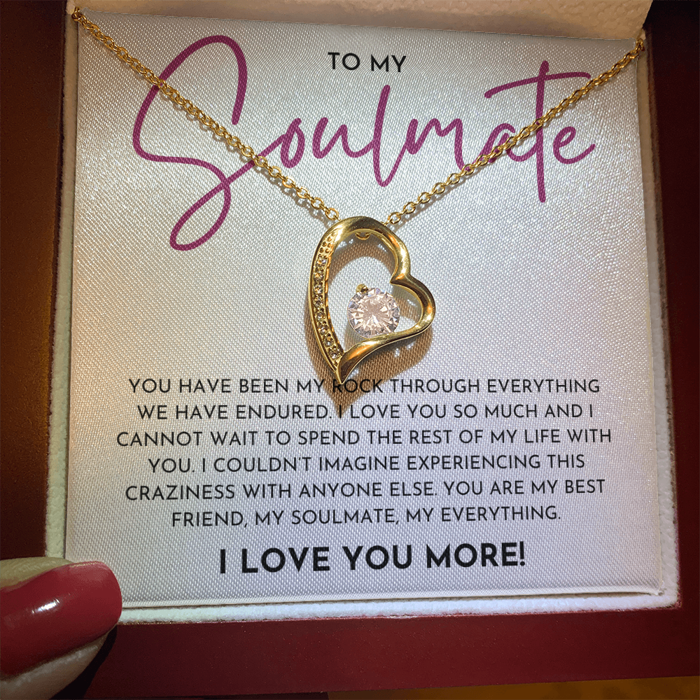 To My Soulmate - Forever Love Necklace