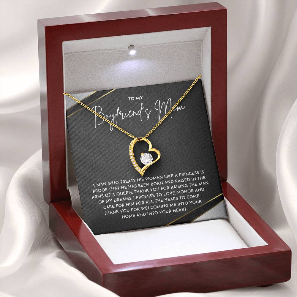 To My Boyfriends Mom- Forever Love Necklace