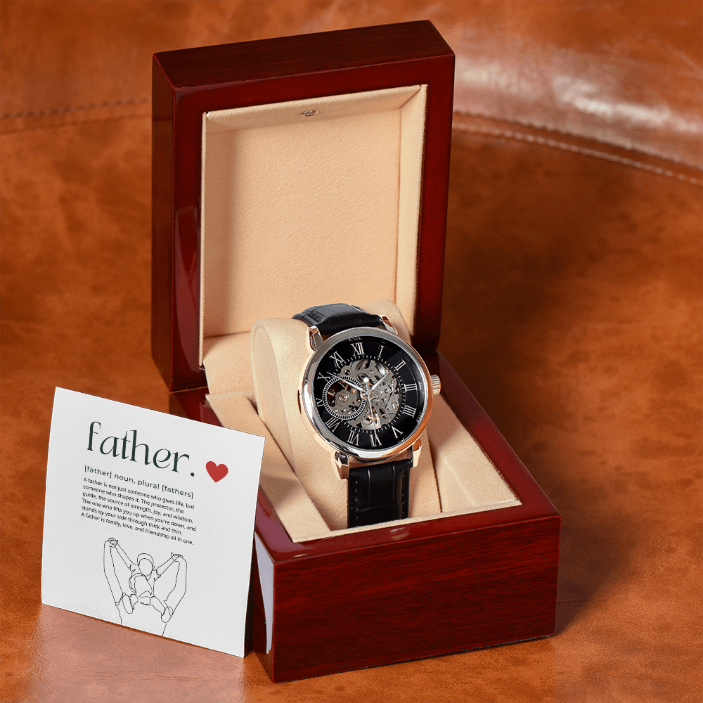 Happy Fathers Day - Openwork Watch
