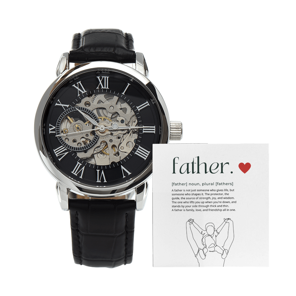 Happy Fathers Day - Openwork Watch