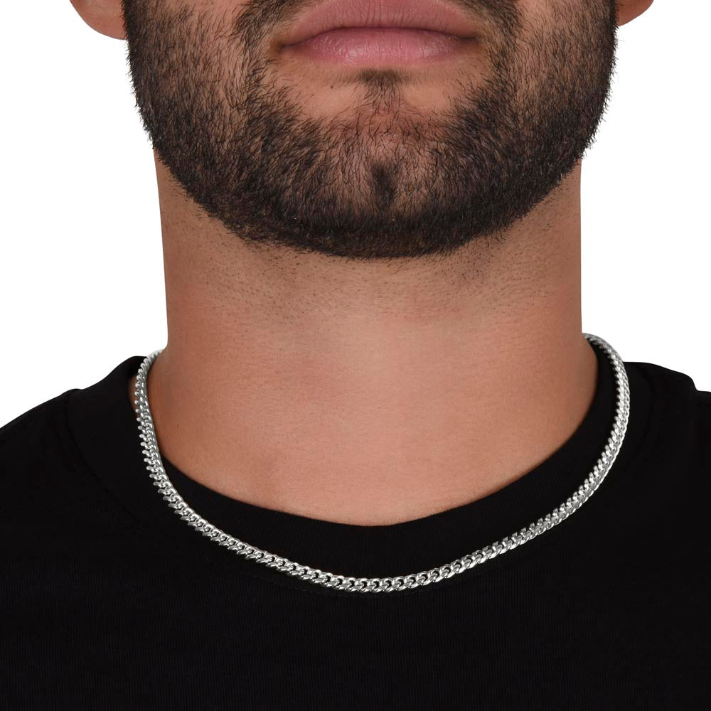 To My Amazing Husband - Cuban Link Chain