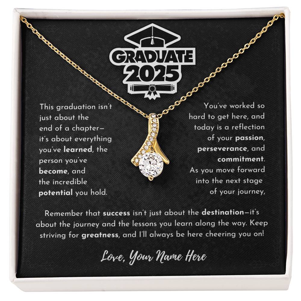 Custom Graduation Gift 2025 - Alluring Beauty Necklace