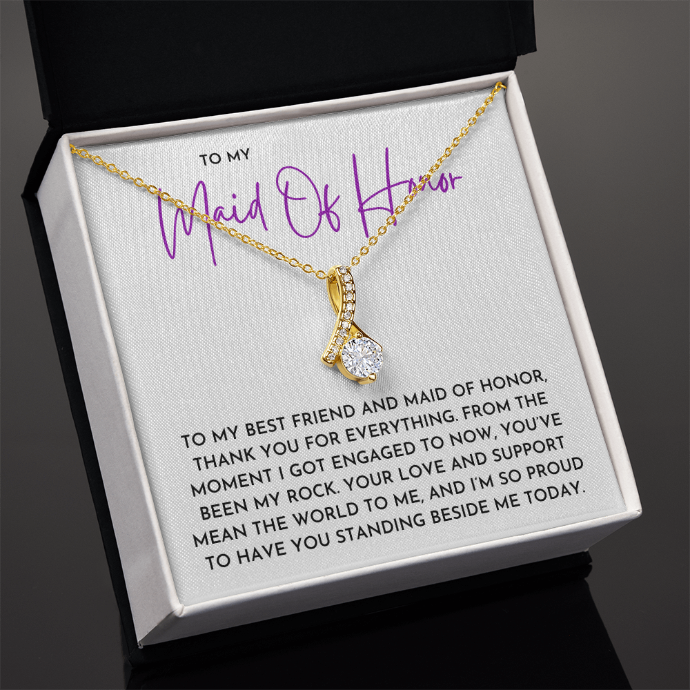 To My Maid Of Honor - Alluring Beauty Necklace