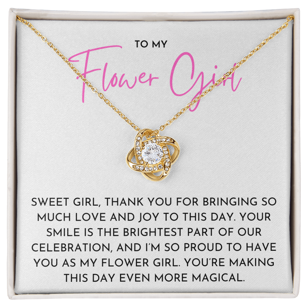 Flower Girl - Love Knot Necklace
