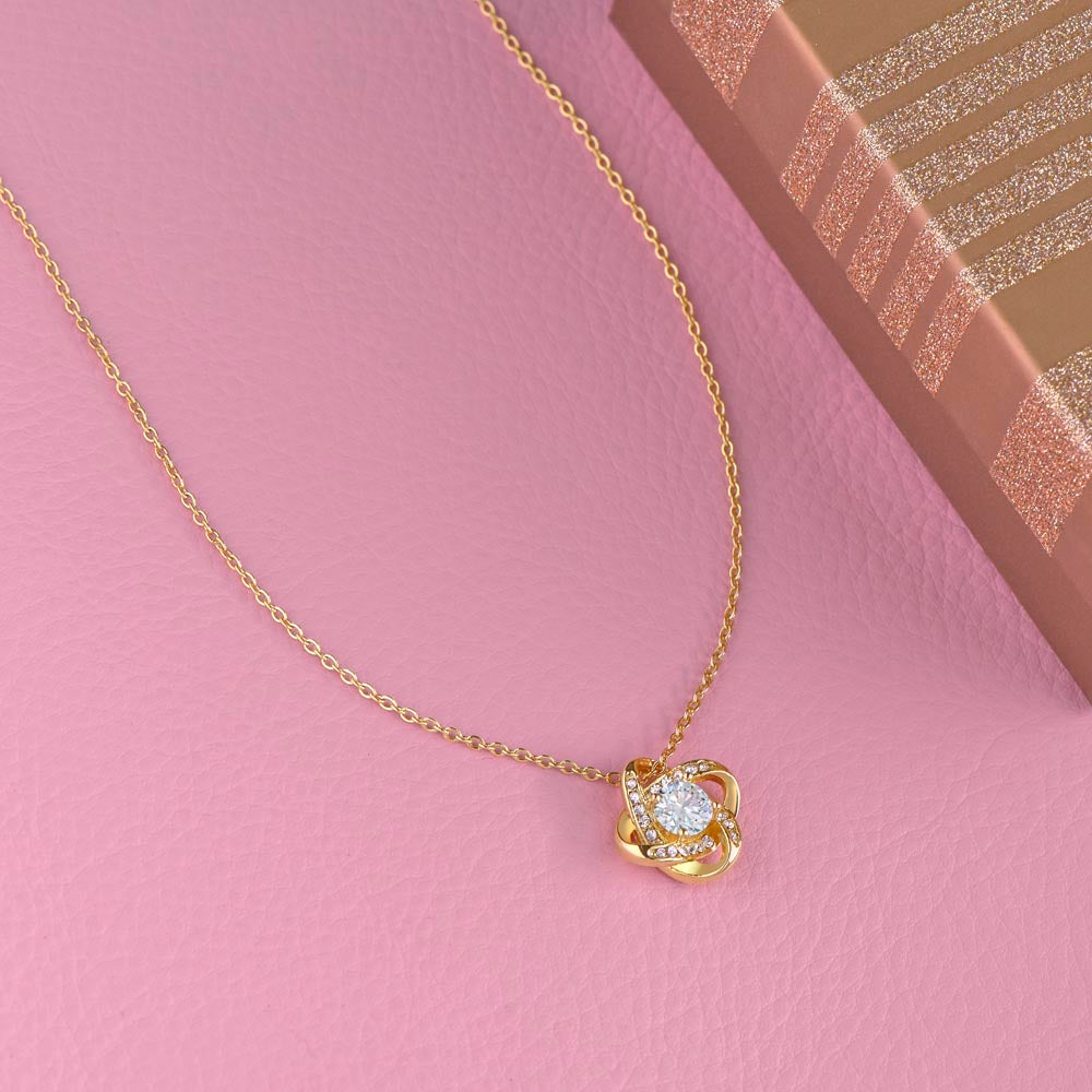 To My Girlfriend Necklace Gift | Funny Romantic Message Card for Her