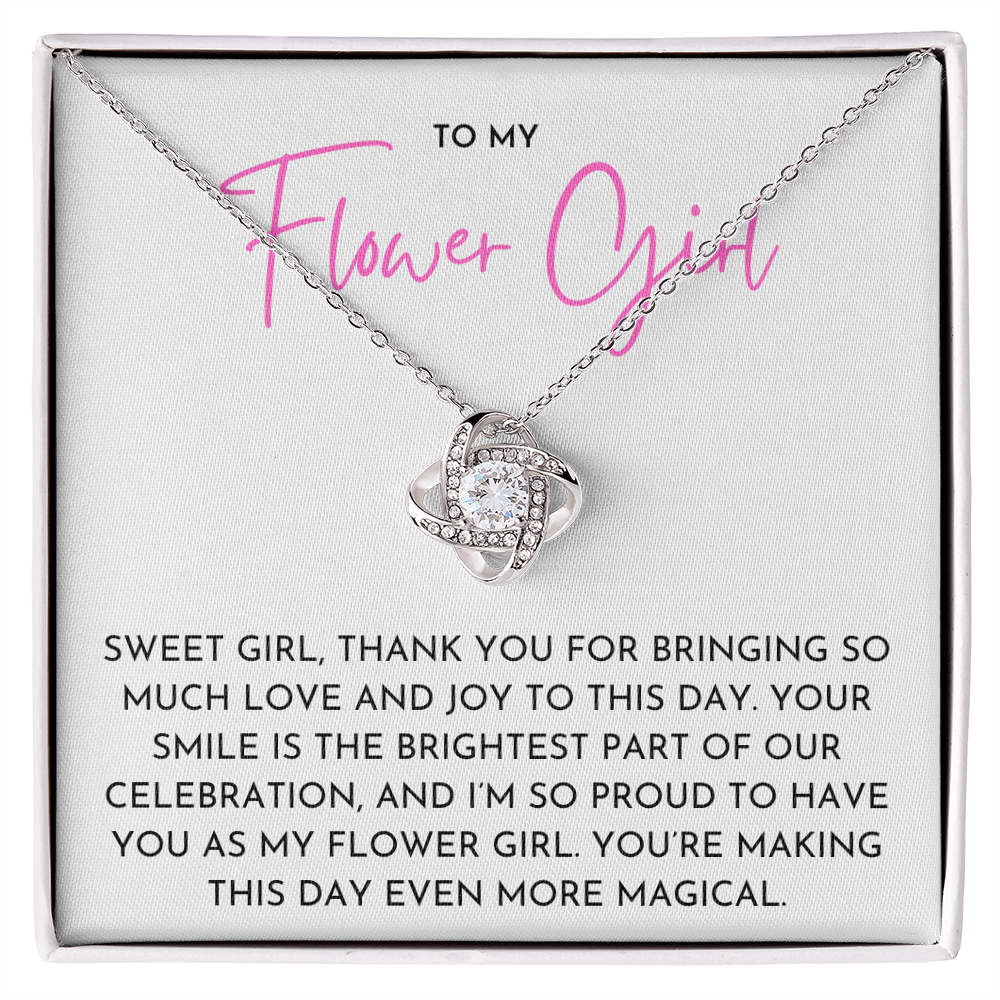 Flower Girl - Love Knot Necklace