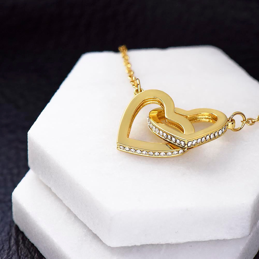 Ring Bearer - Interlocking Heart Necklace