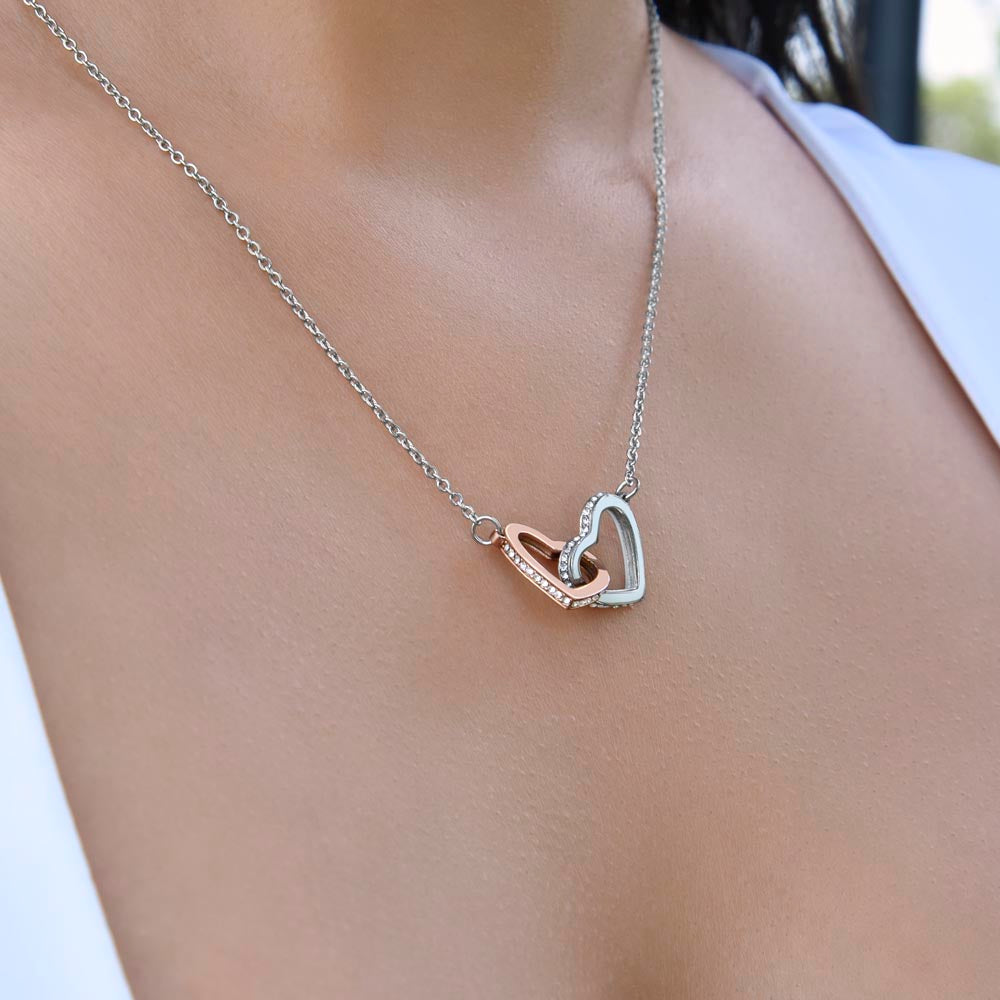 Ring Bearer - Interlocking Heart Necklace