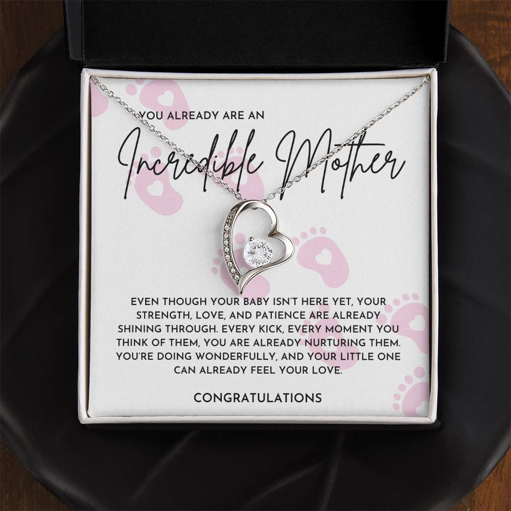 Incredible Mother to Be Necklace Gift | Pregnancy Congratulations Jewelry for Expecting Moms