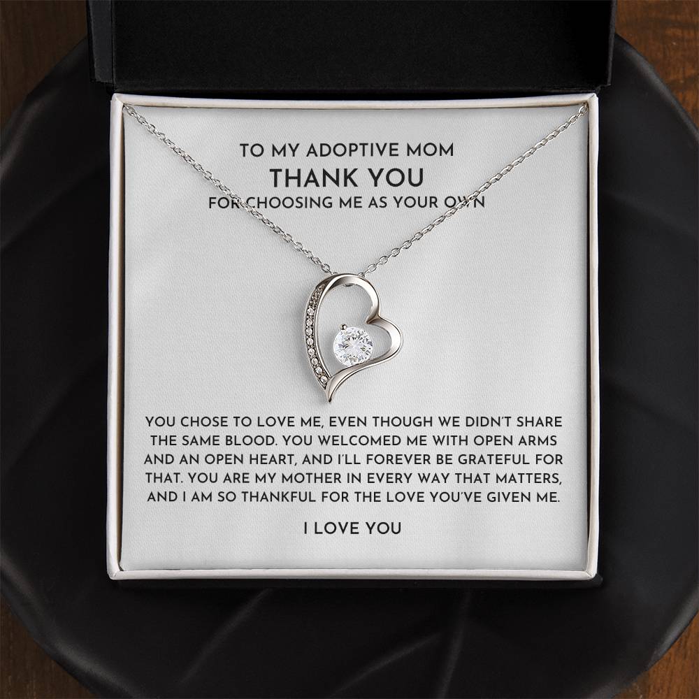 Adoptive Mom Necklace Gift | Heartfelt Adoption Keepsake