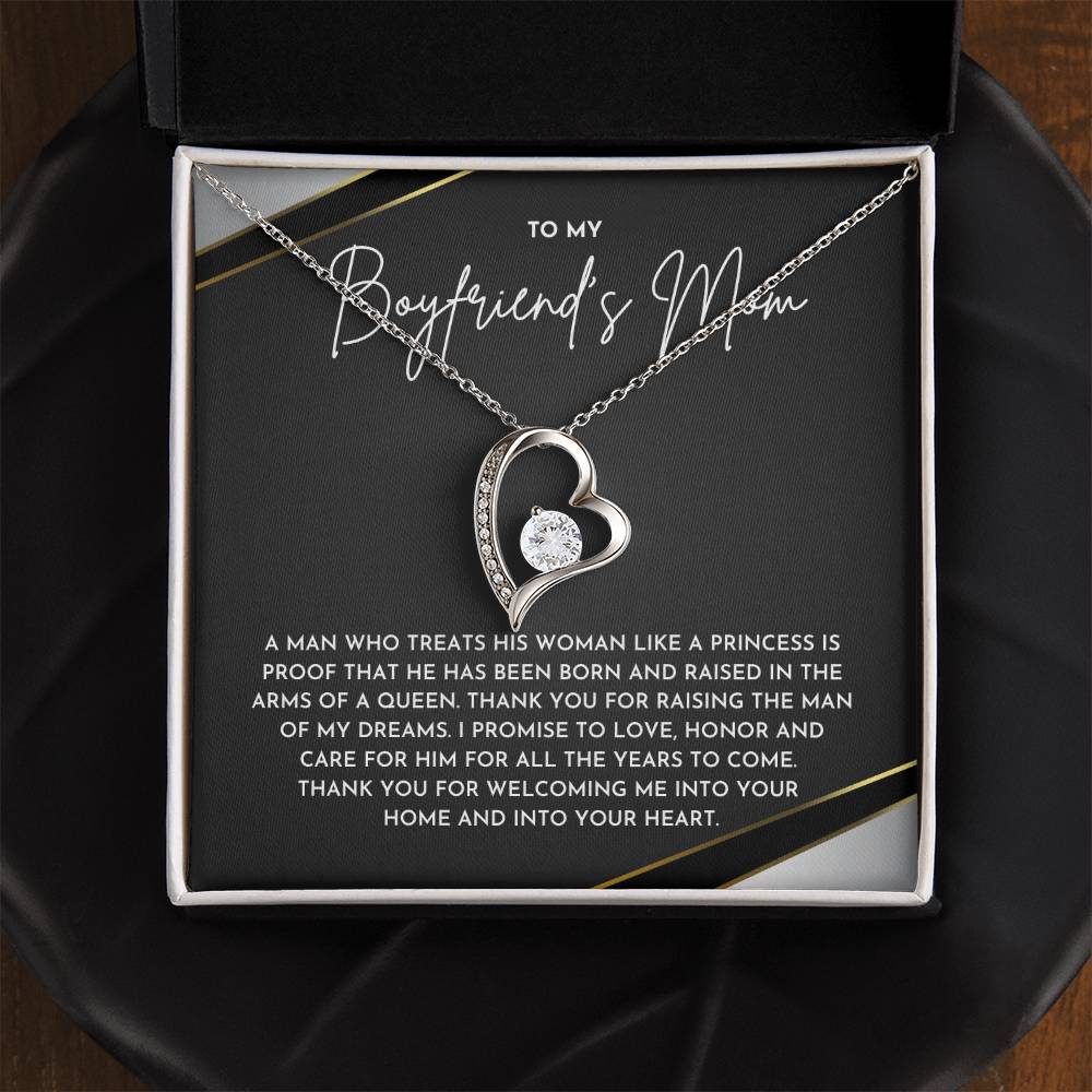 To My Boyfriends Mom- Forever Love Necklace