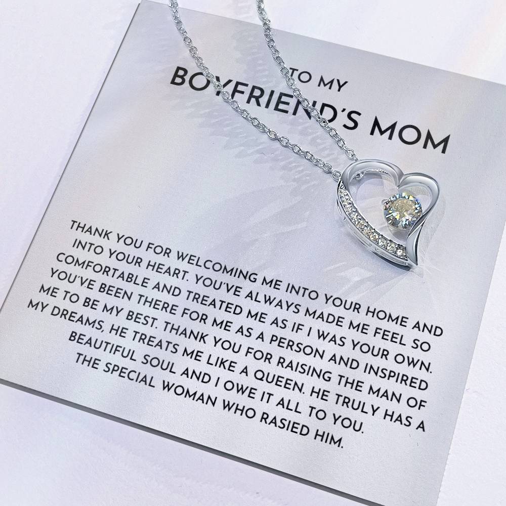 To My Boyfriends Mom- Forever Love Necklace