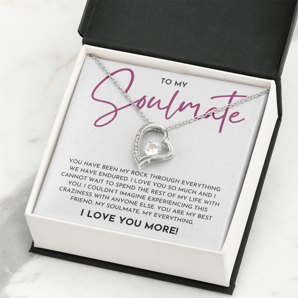 To My Soulmate - Forever Love Necklace
