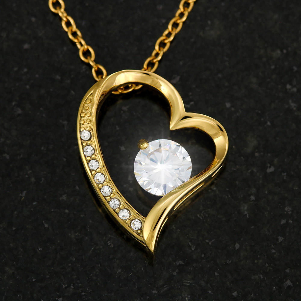 To My Beautiful Mother - “You Are Everything to Me” Heart Necklace Gift for Mom