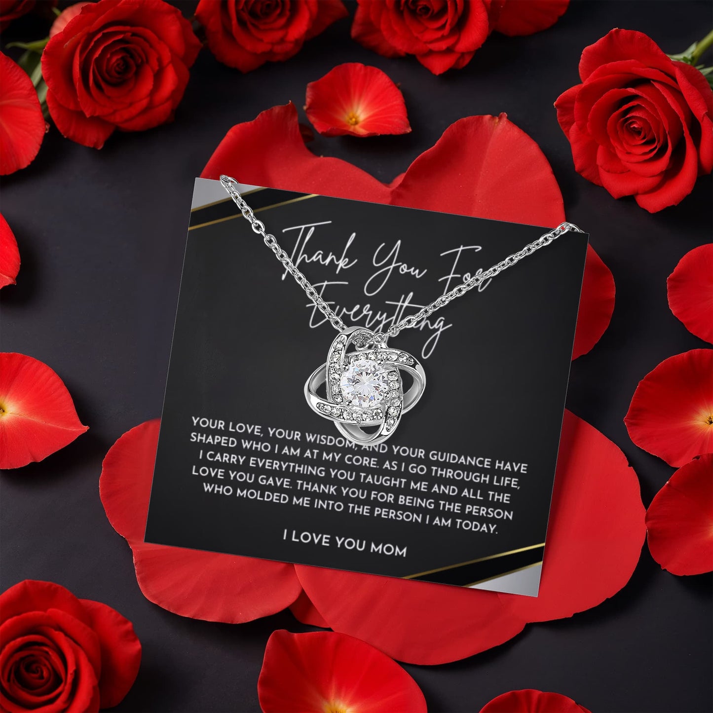 To My Mom Necklace Gift | Mother Appreciation Jewelry for Birthday, Christmas, or Mother’s Day