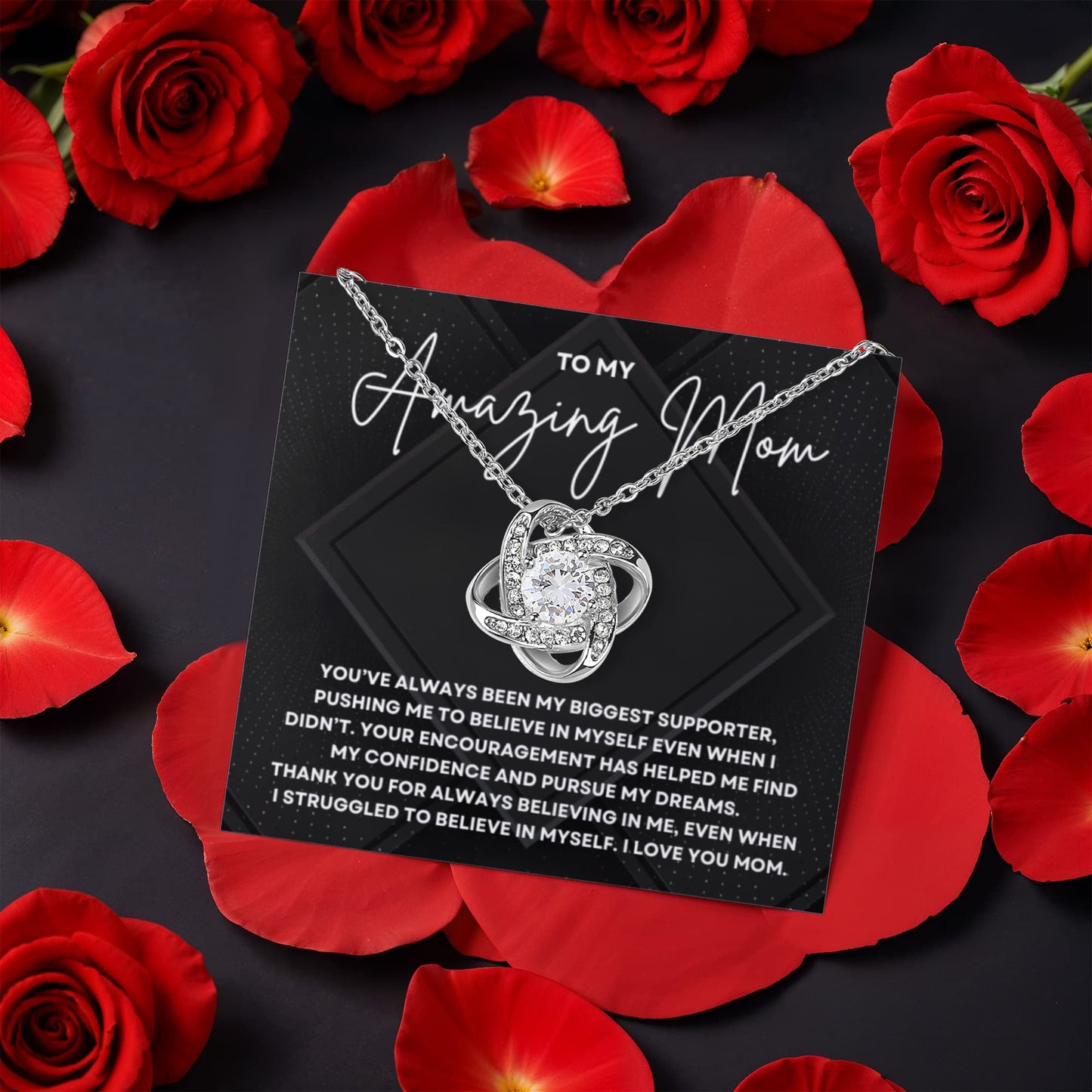 To My Amazing Mom Necklace | Mom Jewelry for Birthday, Christmas, or Mother’s Day