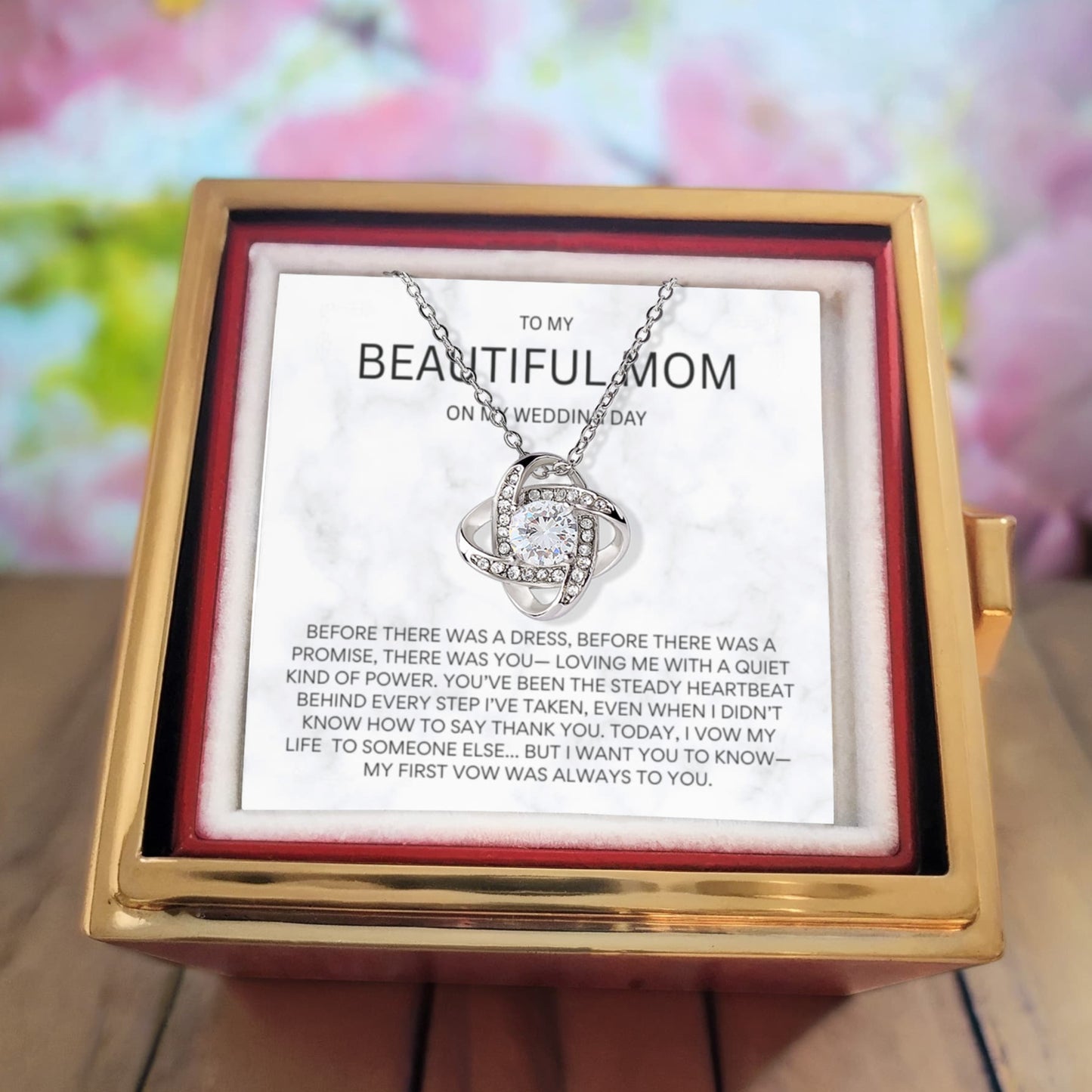 Mother of the Bride Necklace from Daughter | Sentimental Wedding Day Gift