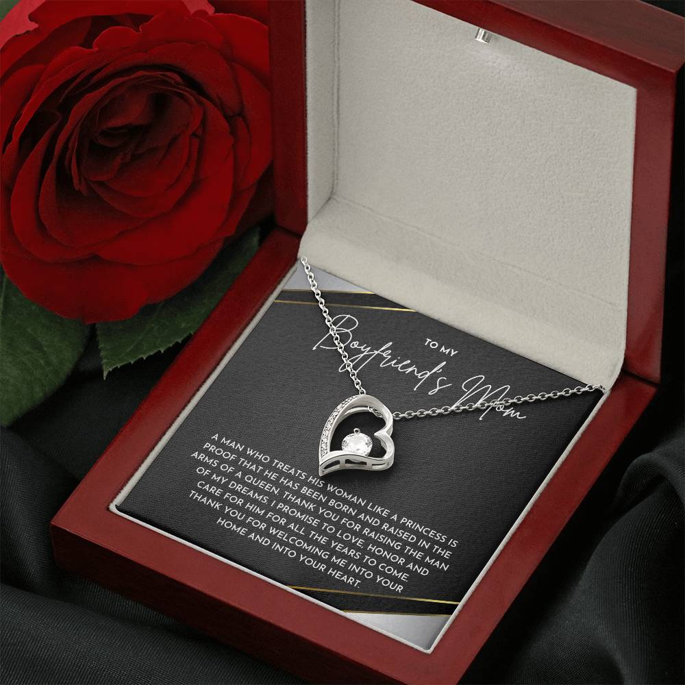 To My Boyfriends Mom- Forever Love Necklace
