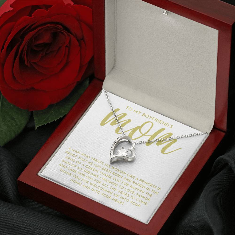 To My Boyfriends Mom- Forever Love Necklace