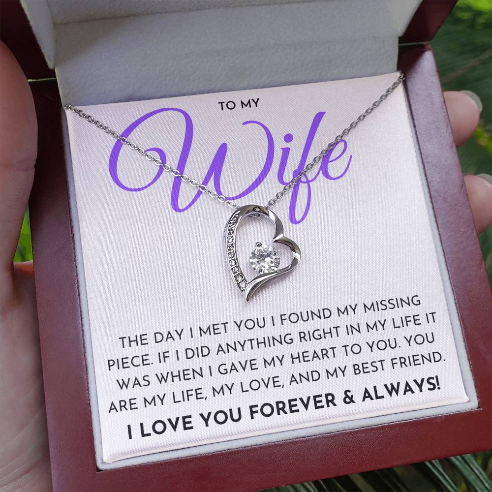 To My Wife- Forever Love Necklace