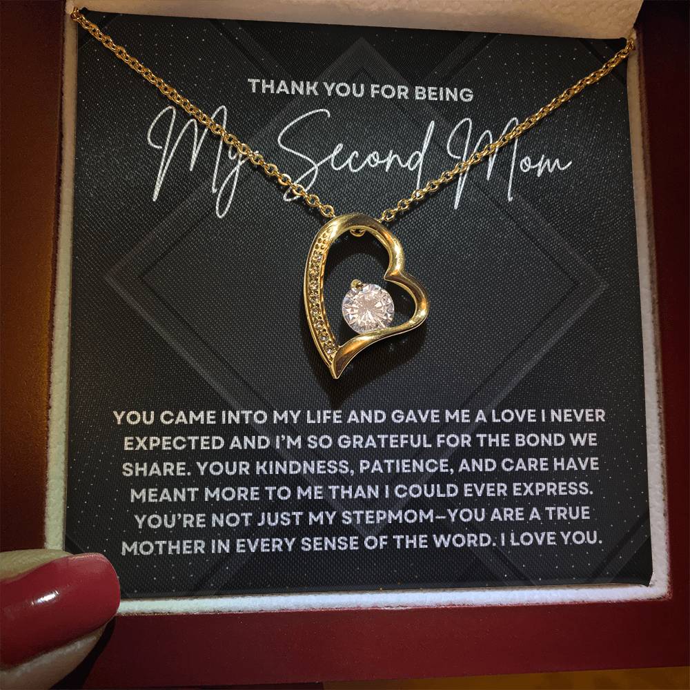 Stepmom Gift from Stepchild  | Second Mom Jewelry for Mother's Day, Birthday, or Wedding