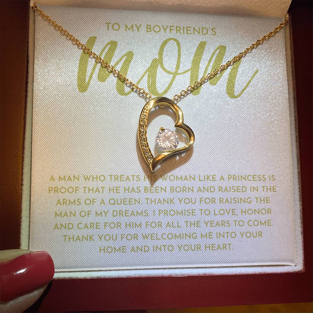 To My Boyfriends Mom- Forever Love Necklace