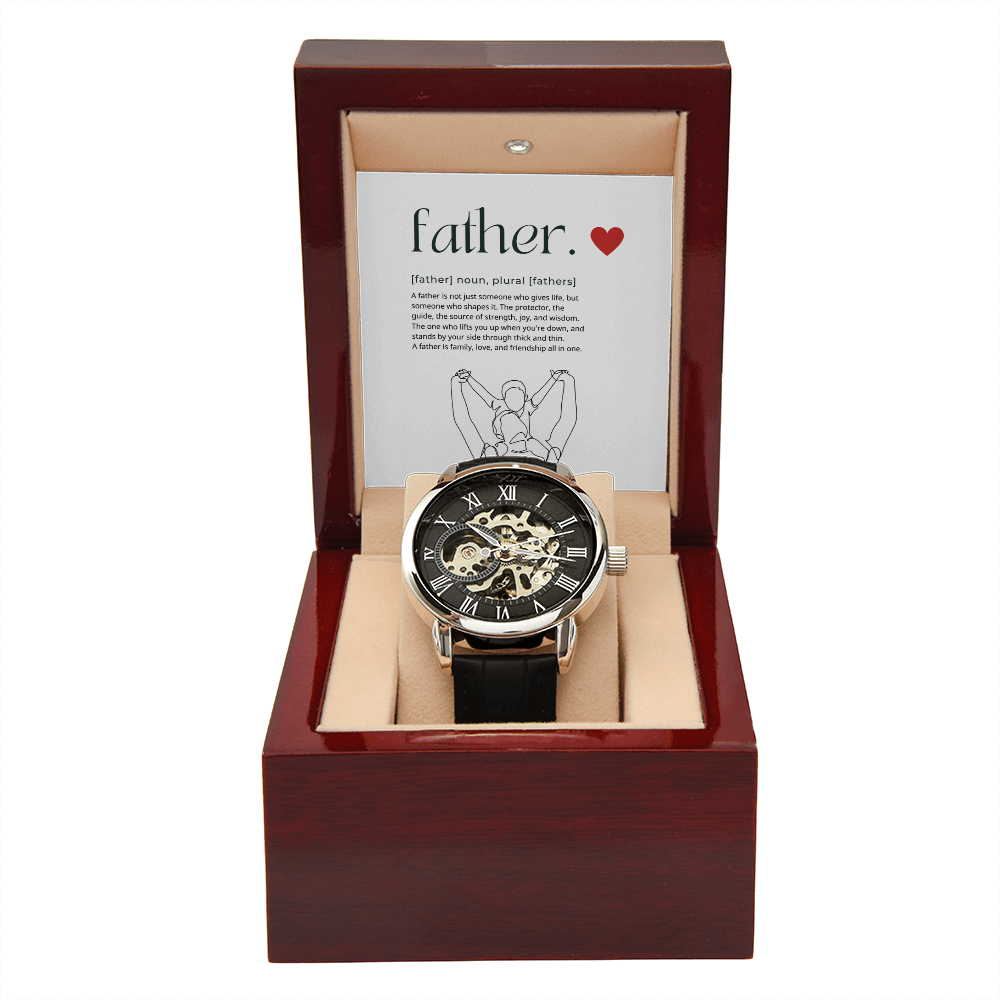 Happy Fathers Day - Openwork Watch