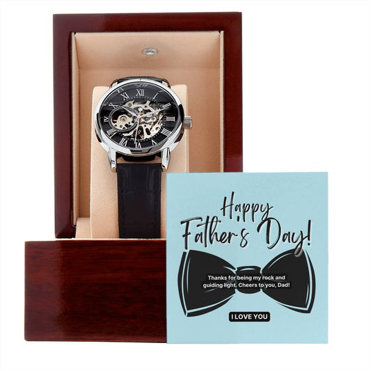 Happy Fathers Day - Openwork Watch