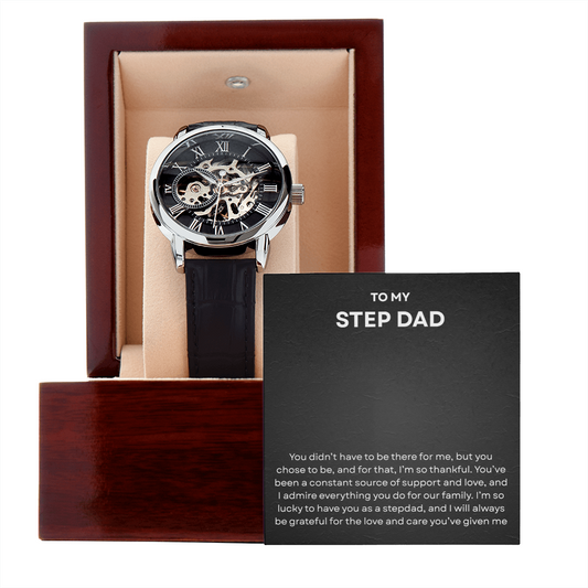 To My Step Dad - Openwork Watch