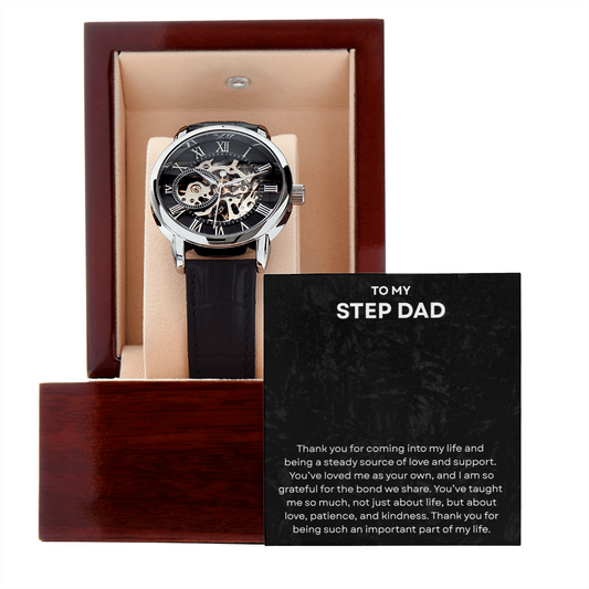To My Step Dad - Openwork Watch