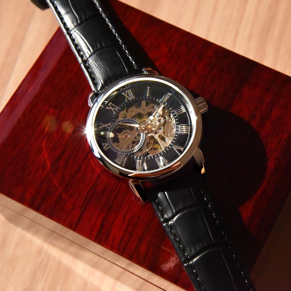 Happy Fathers Day From Daughter - Openwork Watch
