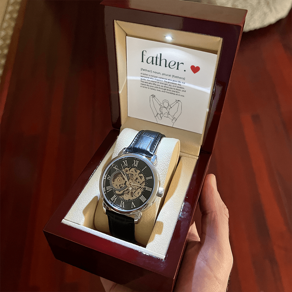 Happy Fathers Day - Openwork Watch