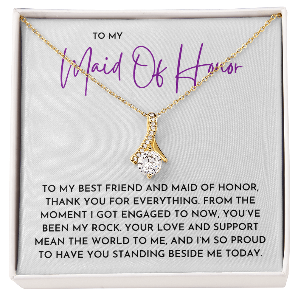 To My Maid Of Honor - Alluring Beauty Necklace