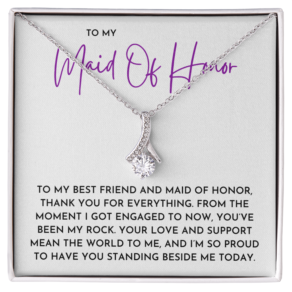 To My Maid Of Honor - Alluring Beauty Necklace