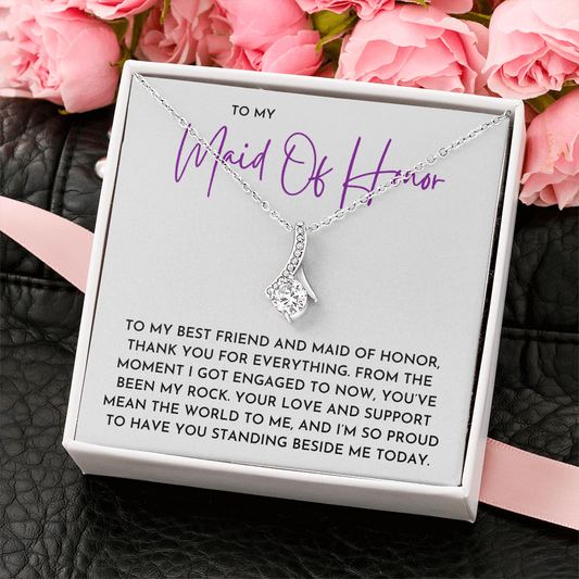 To My Maid Of Honor - Alluring Beauty Necklace