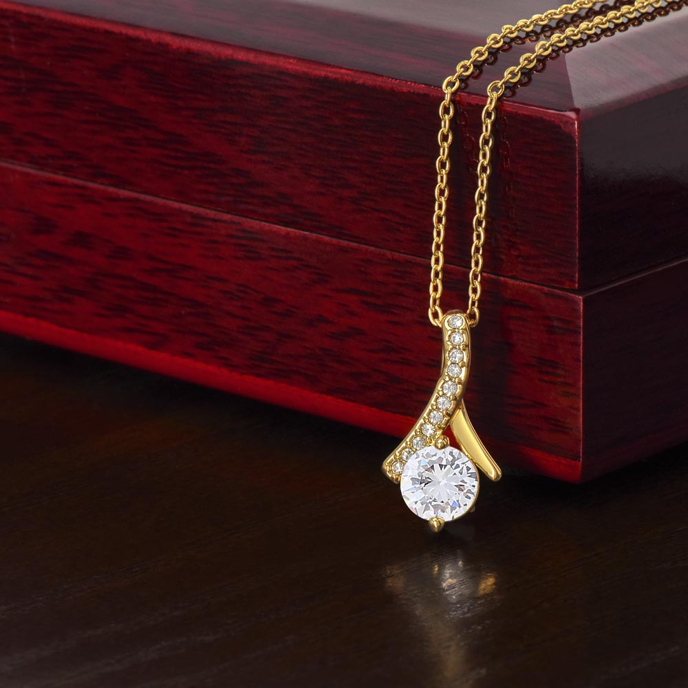 To My Mom On My Wedding Day - Alluring Beauty Necklace