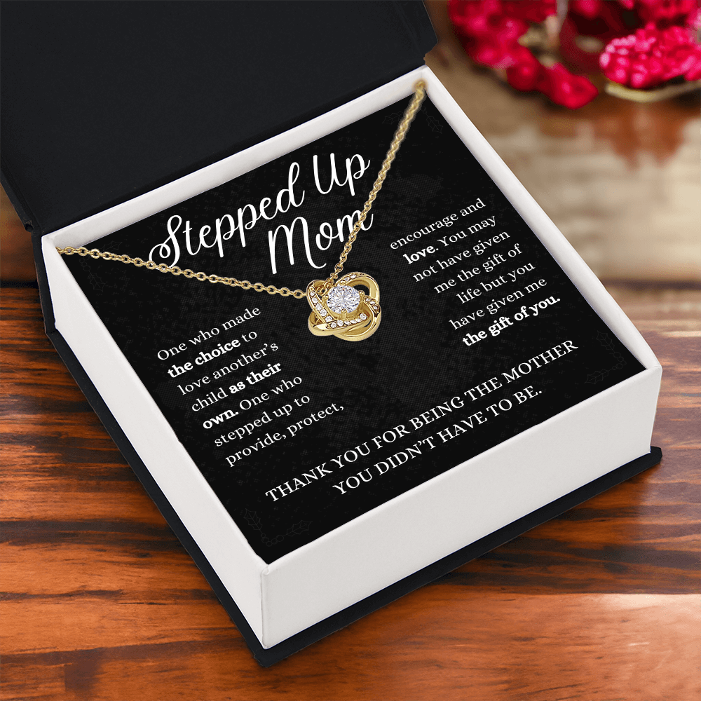 Stepped Up Mom - Love Knot Necklace
