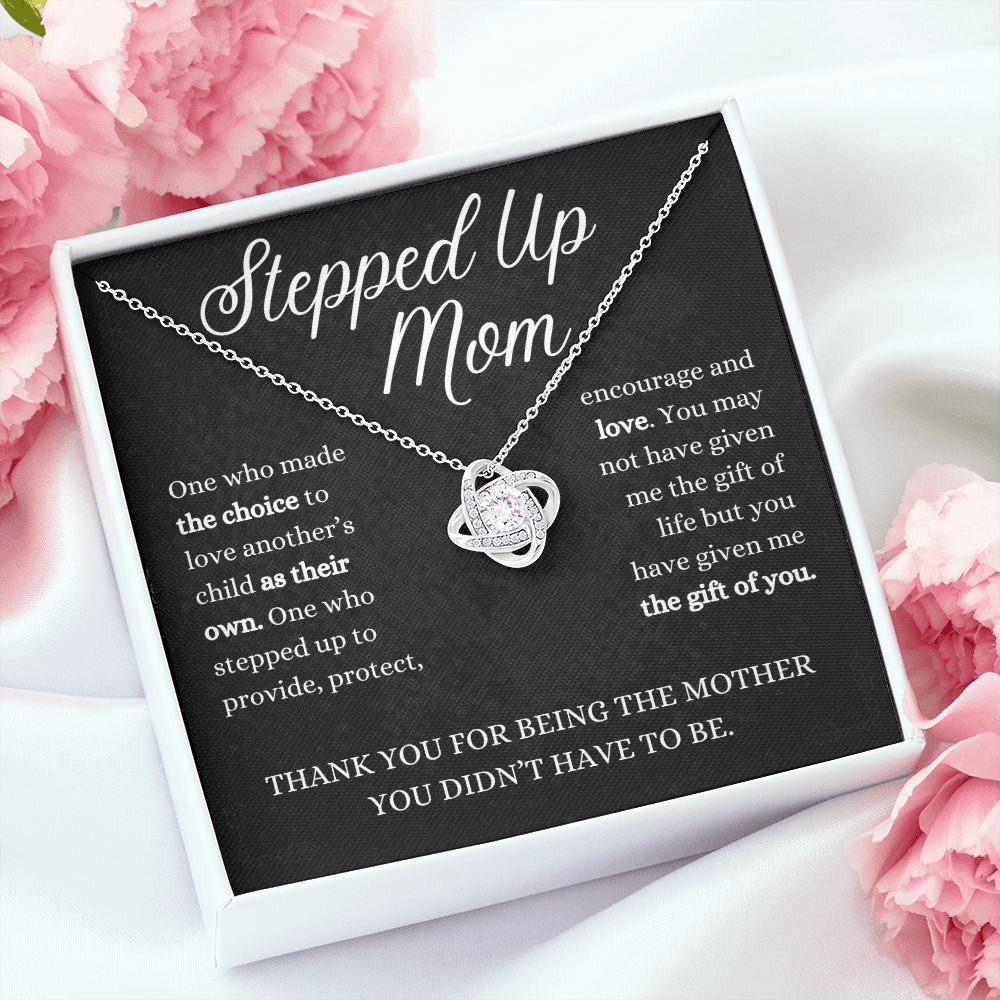 Stepped Up Mom - Love Knot Necklace