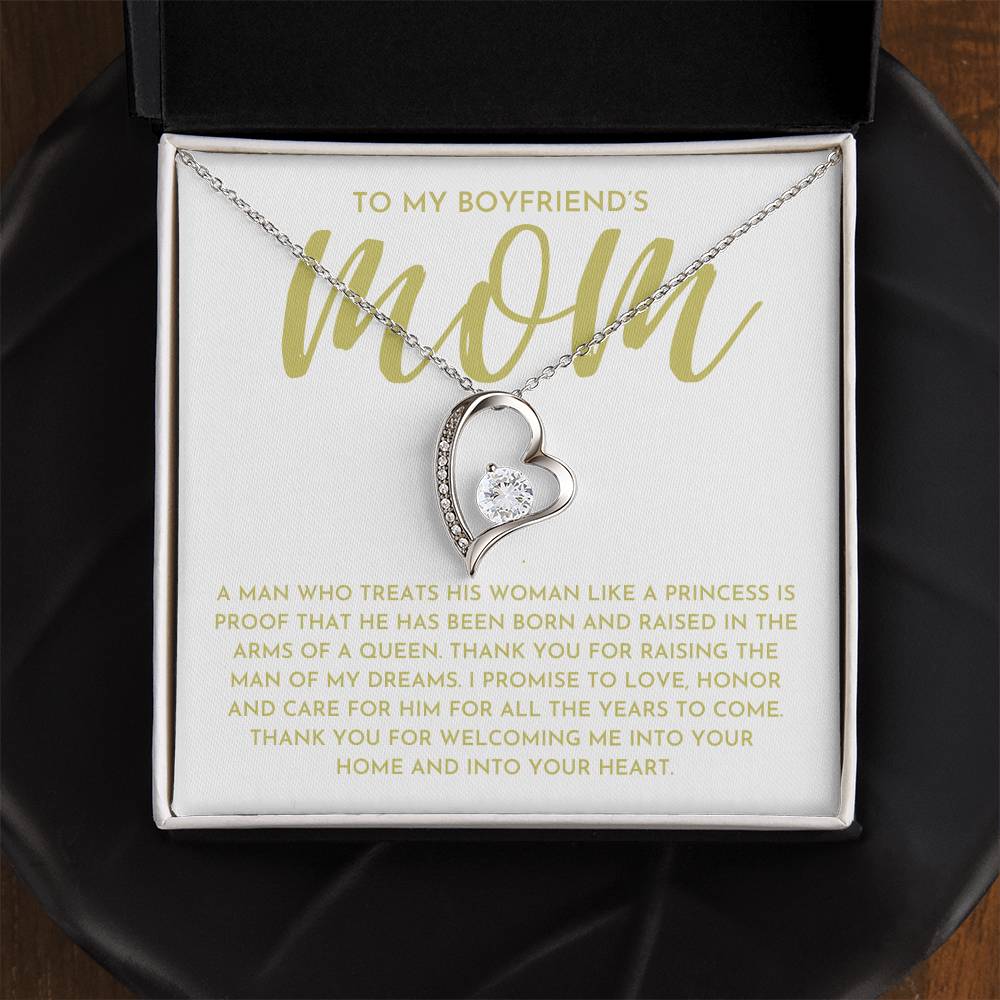 To My Boyfriends Mom- Forever Love Necklace