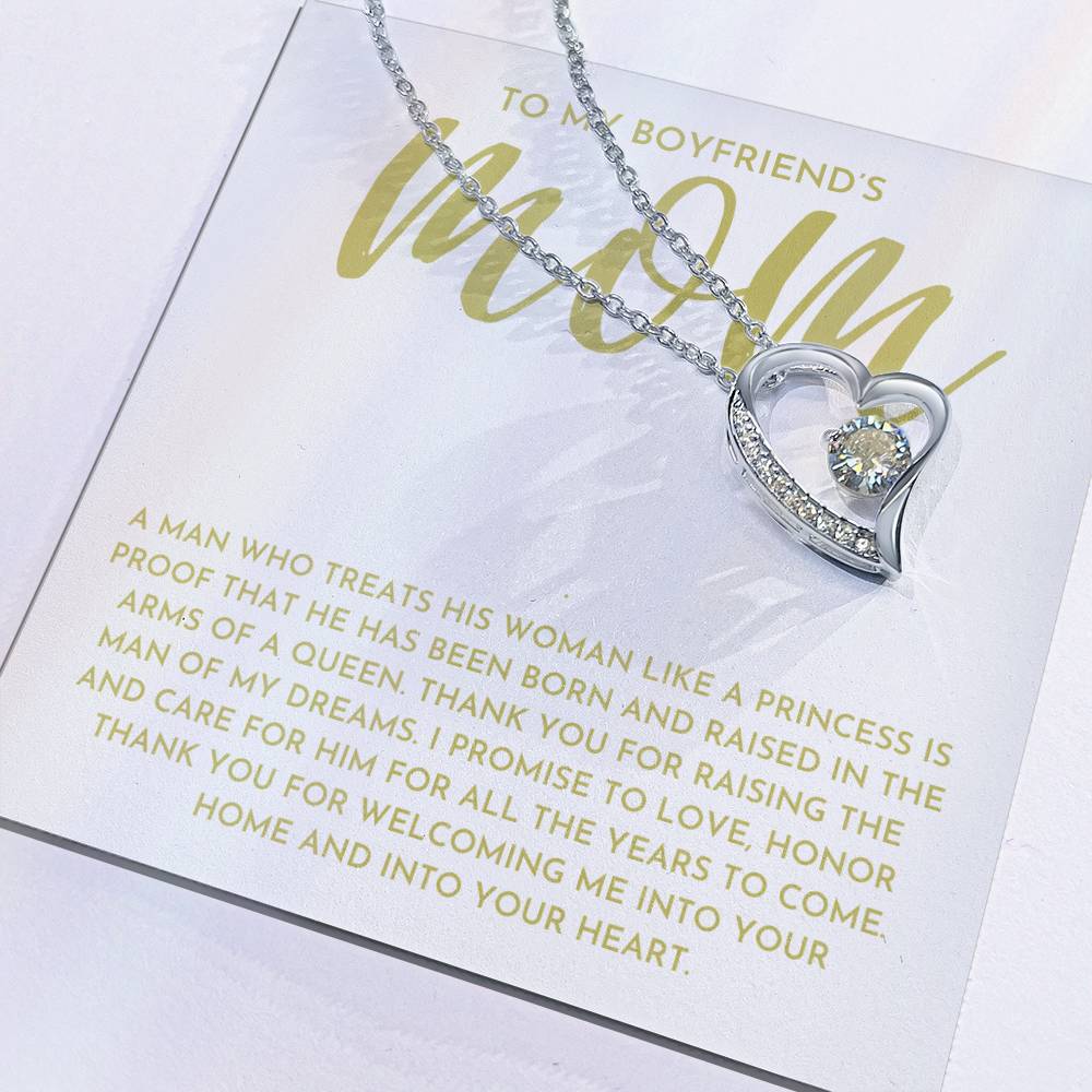 To My Boyfriends Mom- Forever Love Necklace
