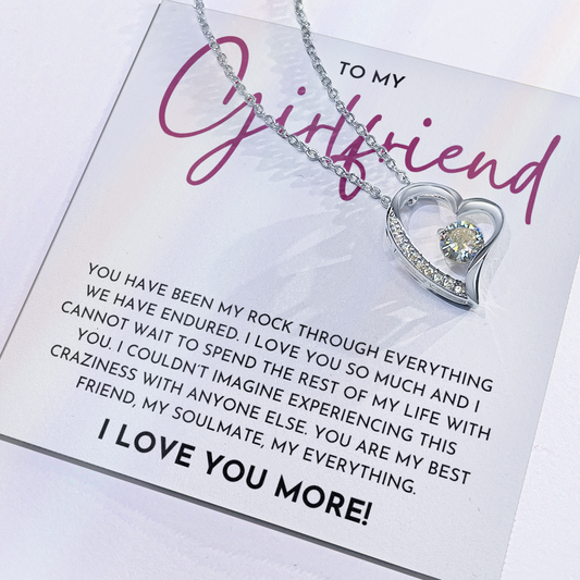 To My Girlfriend - Forever Love Necklace