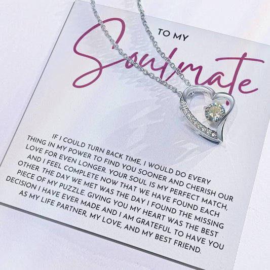 To My Soulmate- Forever Love Necklace