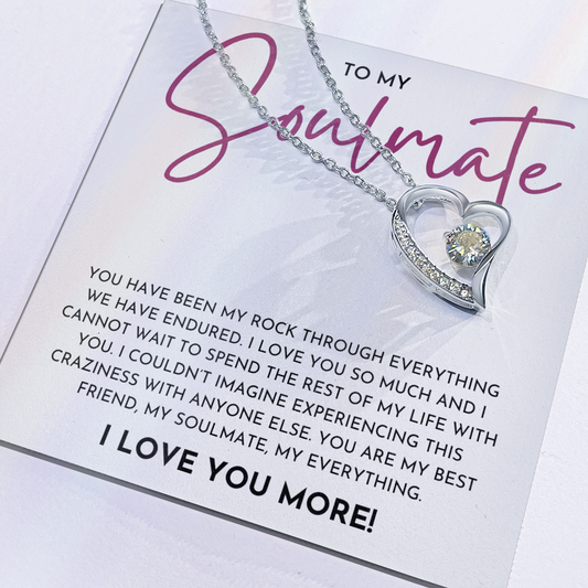 To My Soulmate - Forever Love Necklace