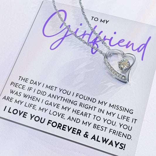 To My Girlfriend- Forever Love Necklace