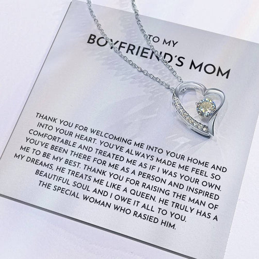 To My Boyfriends Mom- Forever Love Necklace