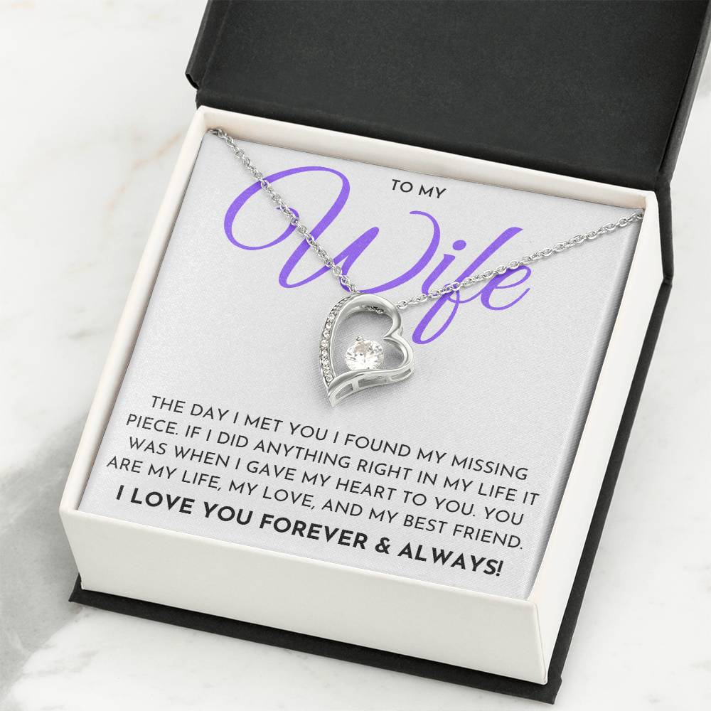 To My Wife- Forever Love Necklace