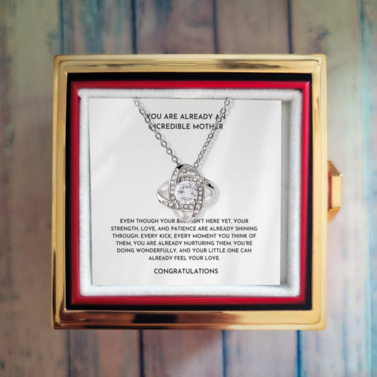 You Are Already An Incredible Mother - Love Knot Necklace